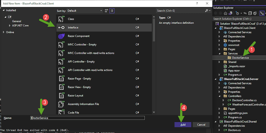 CRUD Operations with Blazor in .NET 6